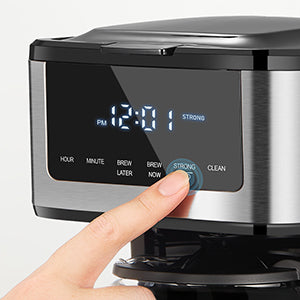 Programmable 12 Cup Coffee Maker, Iced Coffee Function, Touch Screen