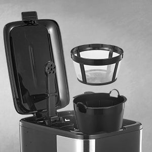 Programmable 12 Cup Coffee Maker, Iced Coffee Function, Touch Screen