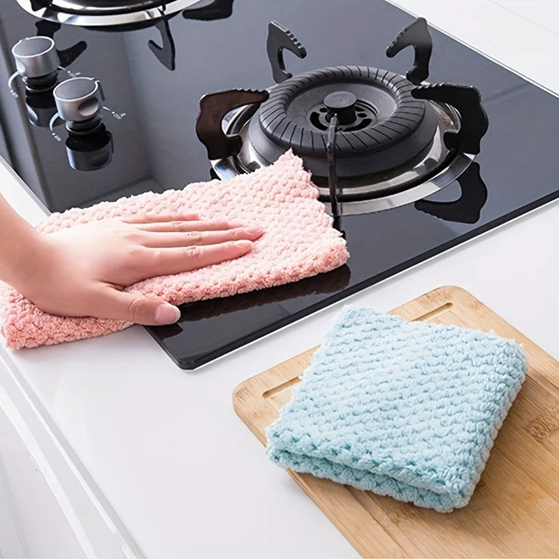 20Pcs/Pack Thickened Cleaning Cloths, Reusable, Mirrors, Windows, Dishes