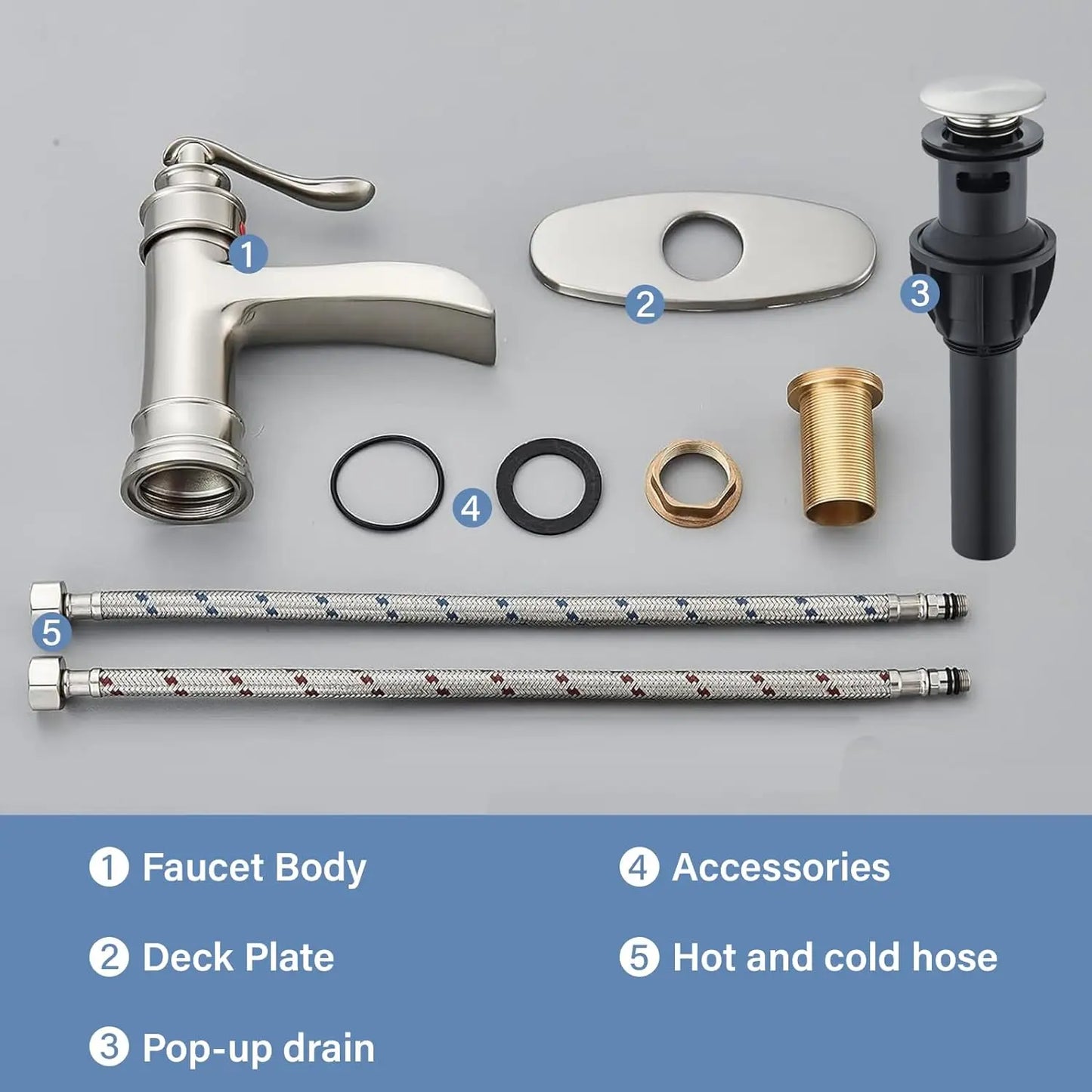 Waterfall Faucet, Oil Rubbed Bronze, Single Handle, Mixer Tap