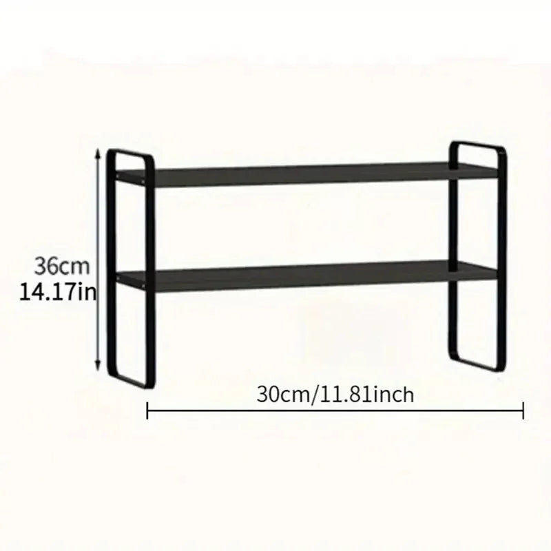 Desktop Storage Bookshelf, Racks, White or Black