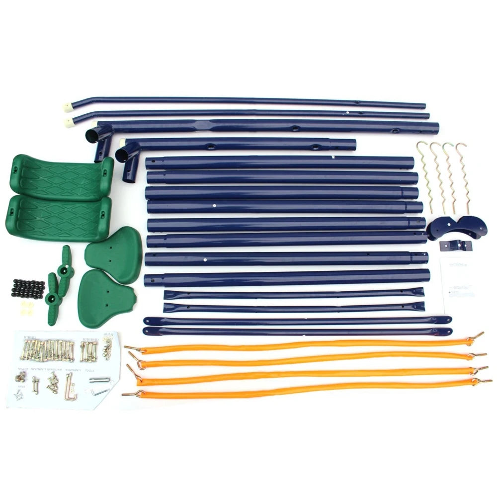 Metal Swing Set, Glider, Round Swing
