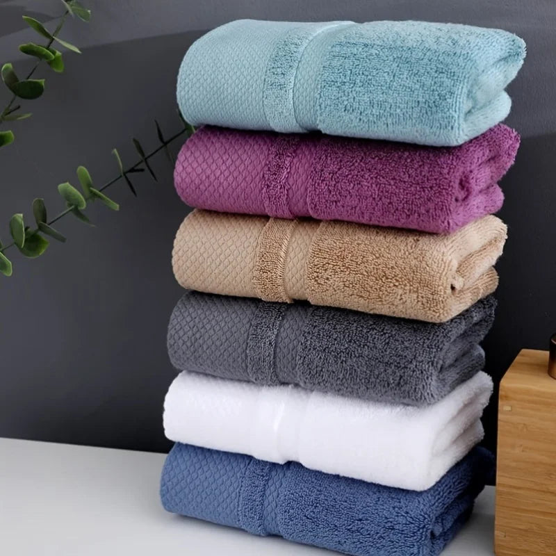 3pcs or 6pcs Bathroom Hand Towels, Thick, Soft, Solid, Cotton, Super Absorbent
