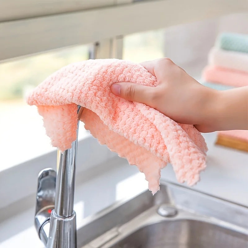 20Pcs/Pack Thickened Cleaning Cloths, Reusable, Mirrors, Windows, Dishes