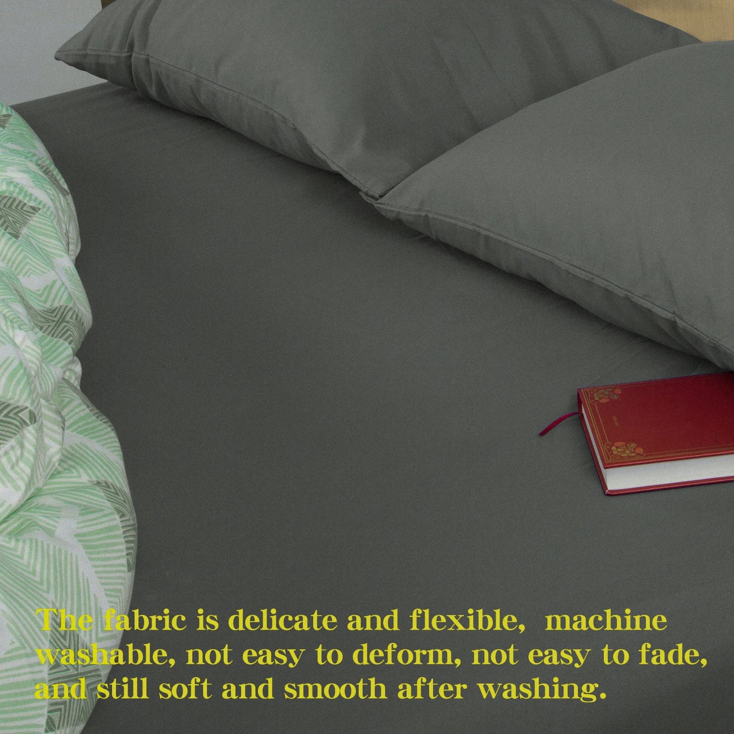 Microfiber Bed Sheets, Ultra Soft, Cozy, 10 Colors, 6 Sizes