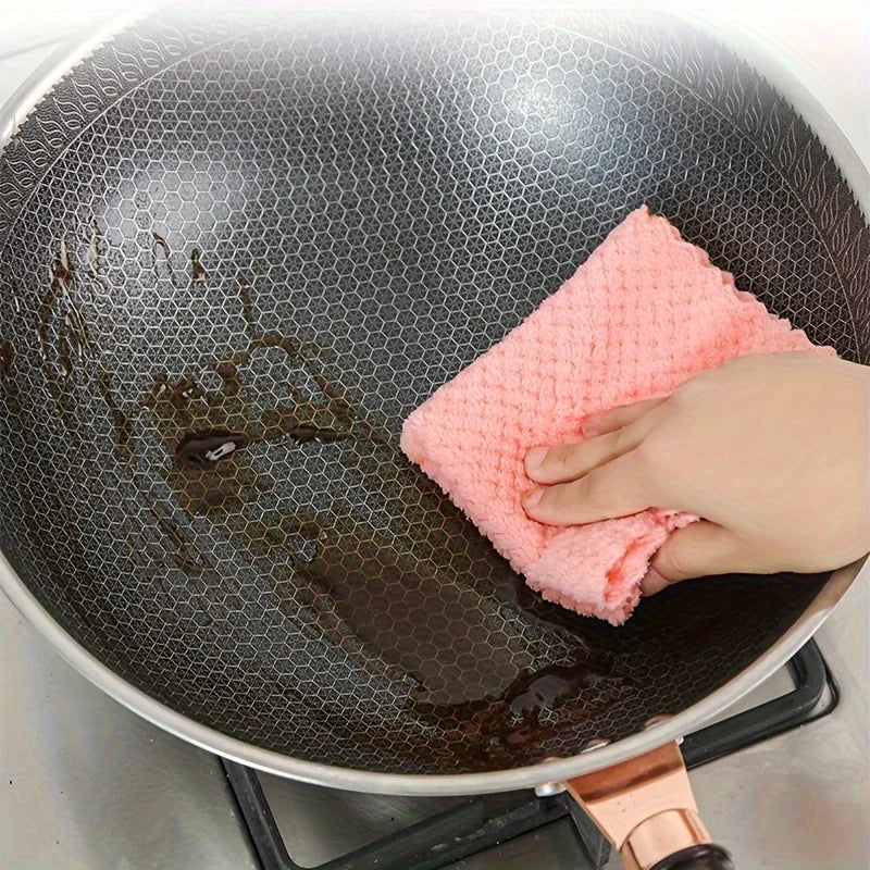 20Pcs/Pack Thickened Cleaning Cloths, Reusable, Mirrors, Windows, Dishes
