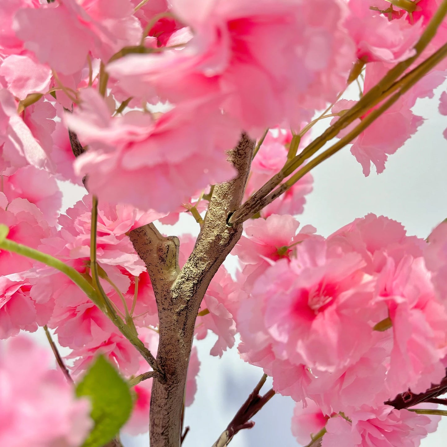 Artificial Cherry Blossom Tree 150cm Tall Decorative Faux Cherry Blossom Tree In Pot, For Home Indoor Corner Decor