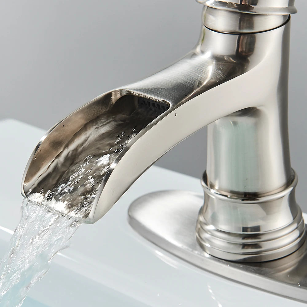 Waterfall Faucet, Oil Rubbed Bronze, Single Handle, Mixer Tap