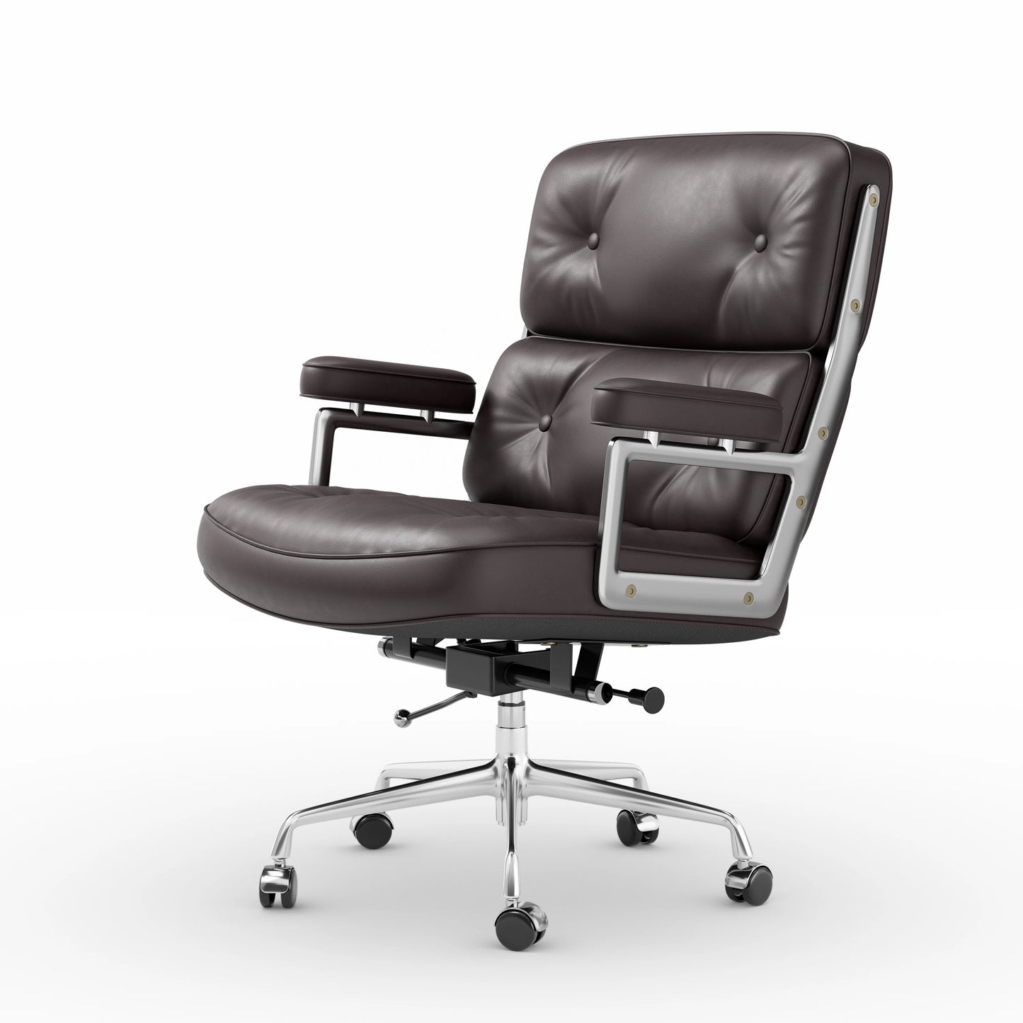 Genuine Leather Office Chair, Computer Gamer, Ergonomic, Swivel, 3 Colors