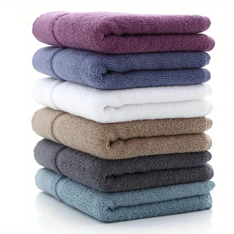 3pcs or 6pcs Bathroom Hand Towels, Thick, Soft, Solid, Cotton, Super Absorbent