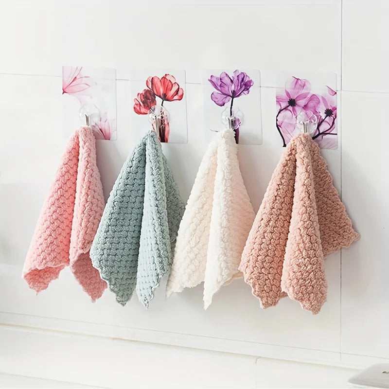 20Pcs/Pack Thickened Cleaning Cloths, Reusable, Mirrors, Windows, Dishes