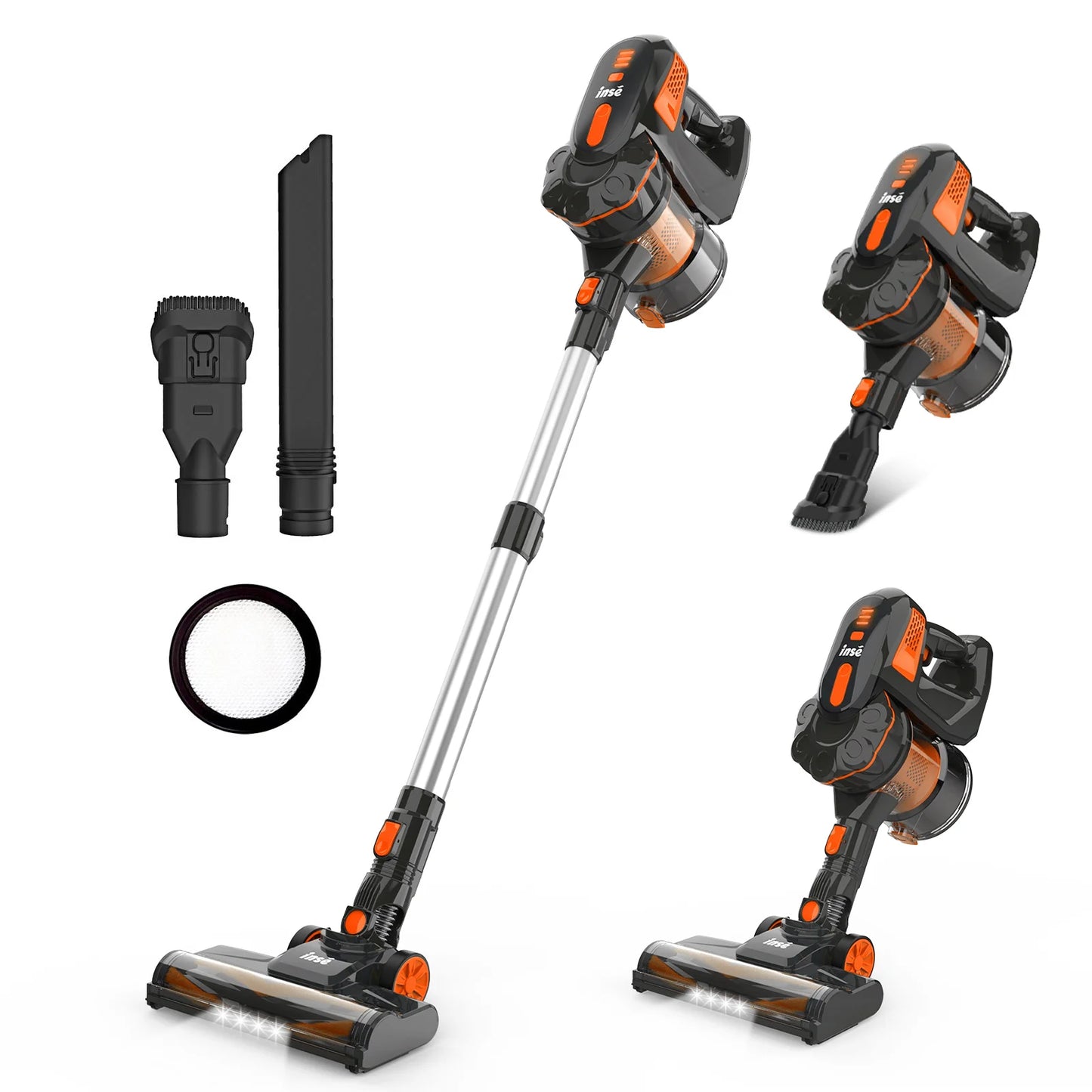 Cordless Vacuum Cleaner, Powerful, Brushless Motor, Ultra Quiet, Lightweight