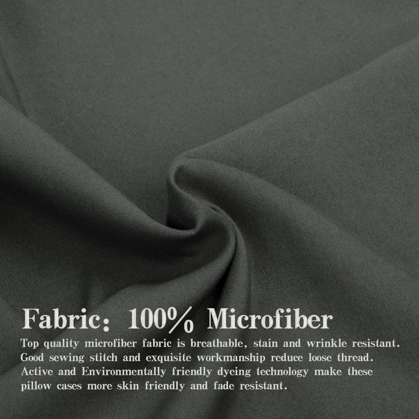 Microfiber Bed Sheets, Ultra Soft, Cozy, 10 Colors, 6 Sizes