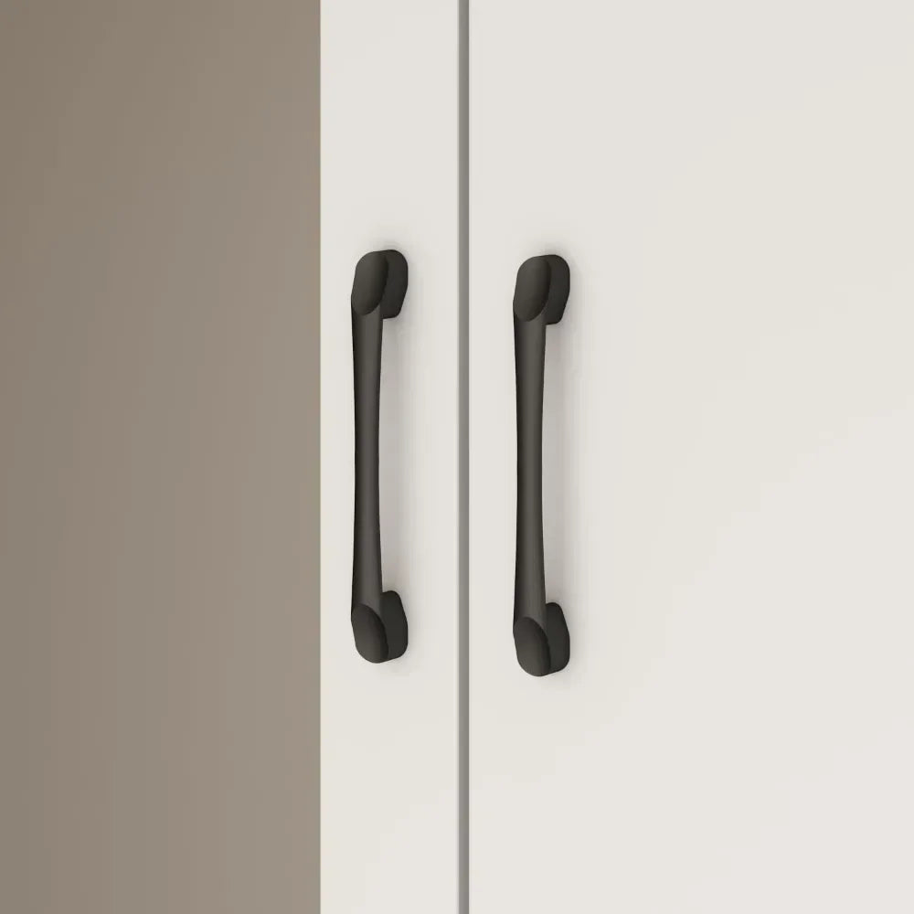 Armoire Closet, Mirror, 2 Door, 2 Drawer, Extendable Hanging Rod