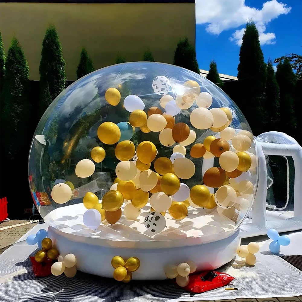 10FT Balloon Jumping Inflatable Bubble House, Trampoline, Transparent Dome, PVC Material
