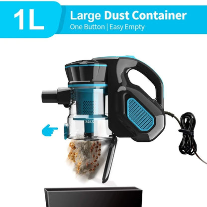 Vacuum Cleaner, Corded, Powerful Suction,  Handheld
