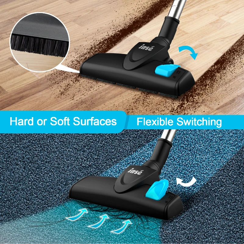 Vacuum Cleaner, Corded, Powerful Suction,  Handheld