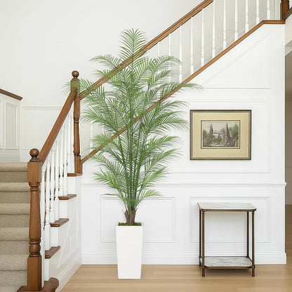 4'/5'/6' Artificial Palm Tree, Faux Areca Palm, Lifelike Palm Leaves, Realistic Trunk, Indoor