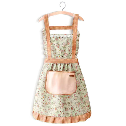Women's Apron, Pocket, Printed ,Cotton