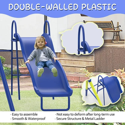 Swing Set, Slide, Heavy-Duty Metal, Basketball Hoop Plus More