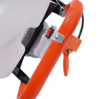 71CC Post Hole Digger, 2-Stroke, Gasoline, 2.3 kw, 0-300 rpm, Bits Not Included