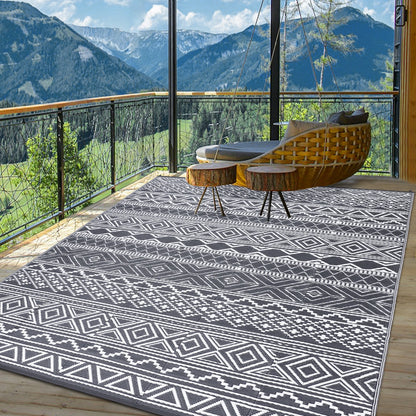 Outdoor Rug, Waterproof, Reversible, Lightweight, Portable, Eco-Friendly
