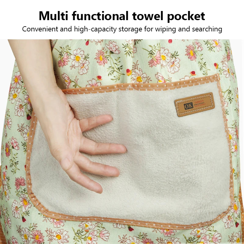 Women's Apron, Pocket, Printed ,Cotton