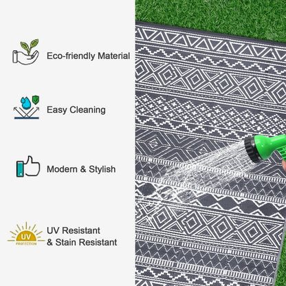 Outdoor Rug, Waterproof, Reversible, Lightweight, Portable, Eco-Friendly