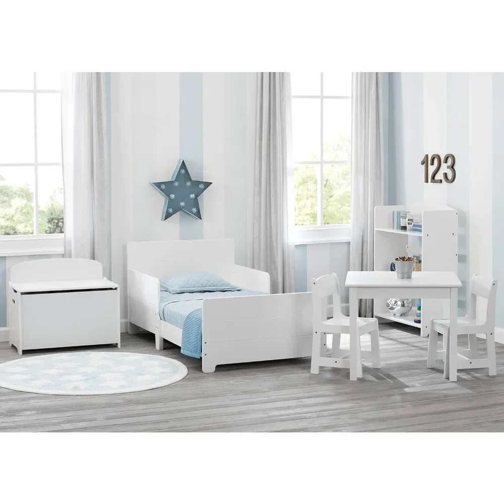 Children's Toddler Bed, Bianca White or Brown