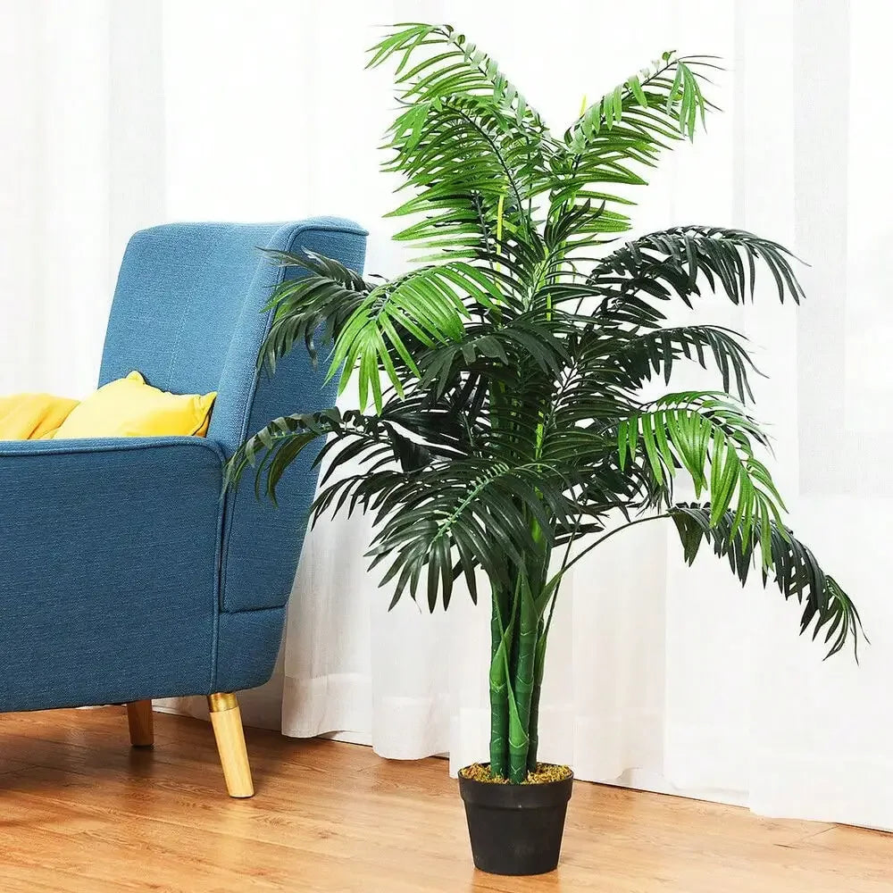 3.5' Artificial Areca Palm Tree, Decorative Silk  Indoors / Outdoor