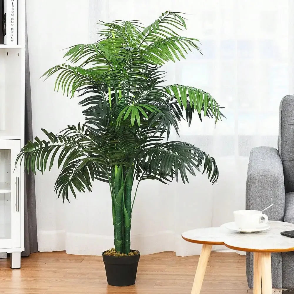 3.5' Artificial Areca Palm Tree, Decorative Silk  Indoors / Outdoor