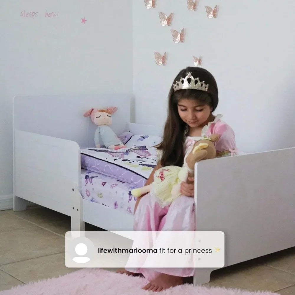 Children's Toddler Bed, Bianca White or Brown