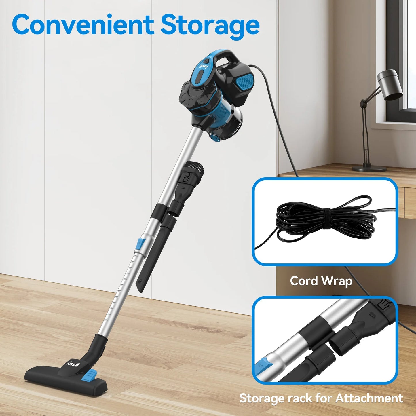 Vacuum Cleaner, Corded, Powerful Suction,  Handheld