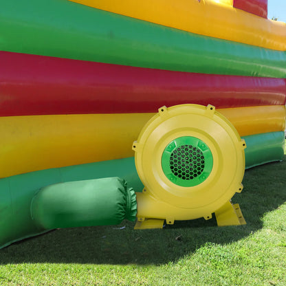 Inflatable Bounce House Blower, 1100W, 1.5HP Air Pump, Commercial Castle Slide Fan