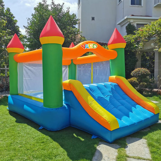 Bounce House, Slide, 12' x 9' x 8'  Kids 5-12, Blower