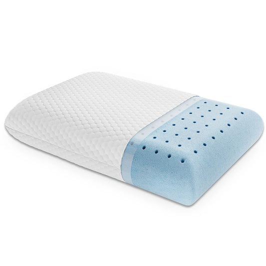 Standard Memory Foam Pillows, Ventilated, Cooling with Removable Washable Cover