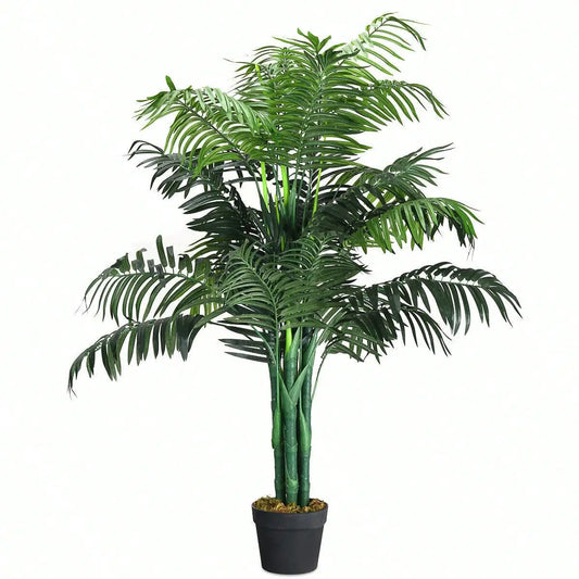 3.5' Artificial Areca Palm Tree, Decorative Silk  Indoors / Outdoor