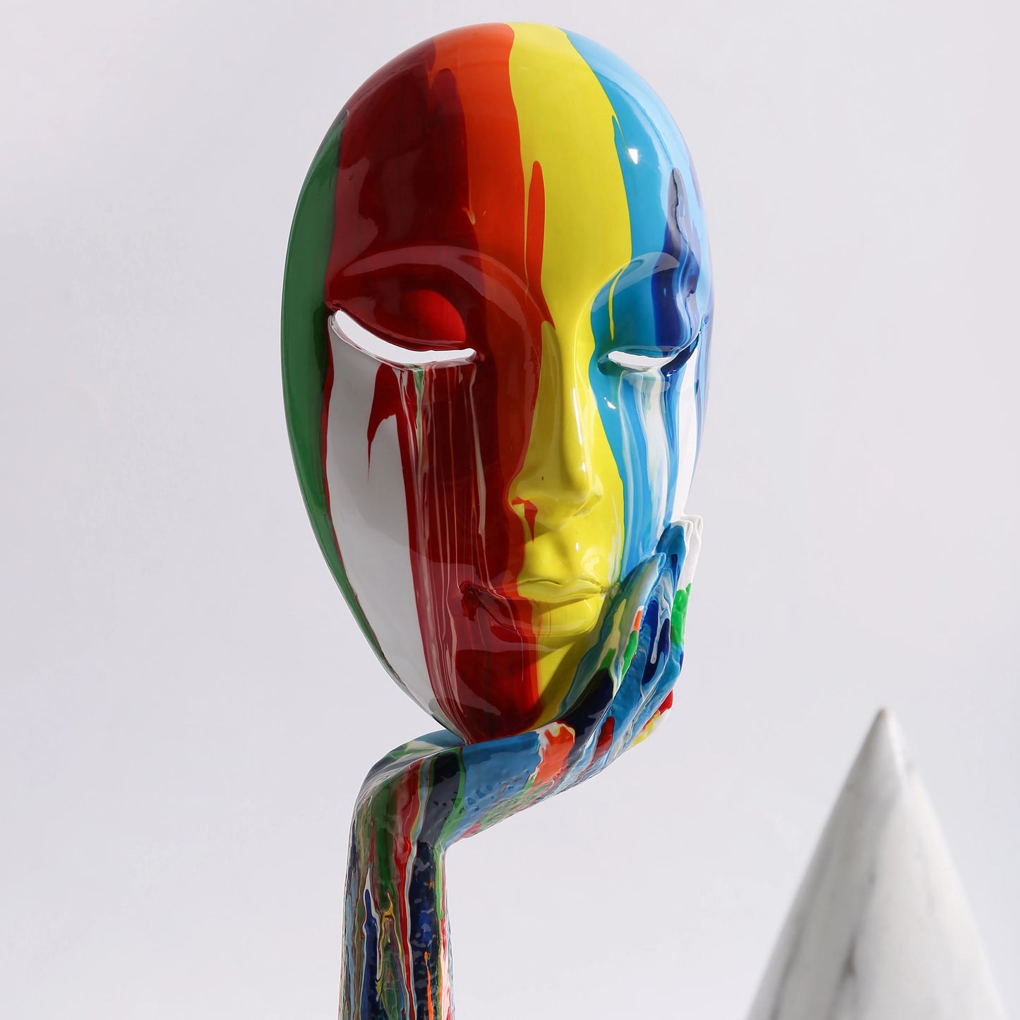 Creative Painted Colorful Abstract Mask. Decoration