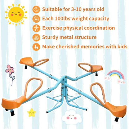 Kids Seesaw, Sit and Spin Teeter Totter