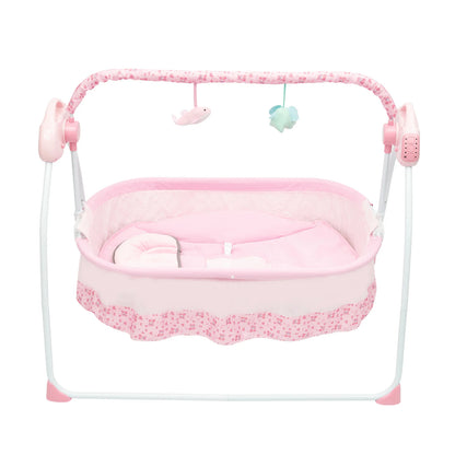 Cradle Swing Sleeping Bed, Auto Rocking, 5 Speed Stand, Musical, 0-18 Months, 3 Colors