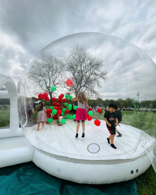 10FT Balloon Jumping Inflatable Bubble House, Trampoline, Transparent Dome, PVC Material
