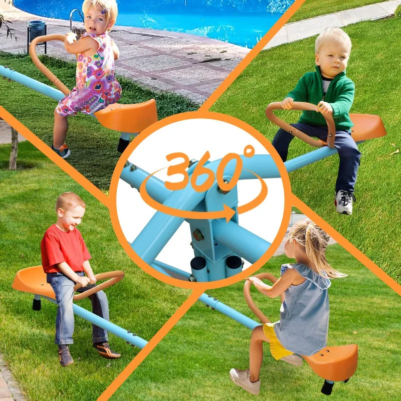Kids Seesaw, Sit and Spin Teeter Totter