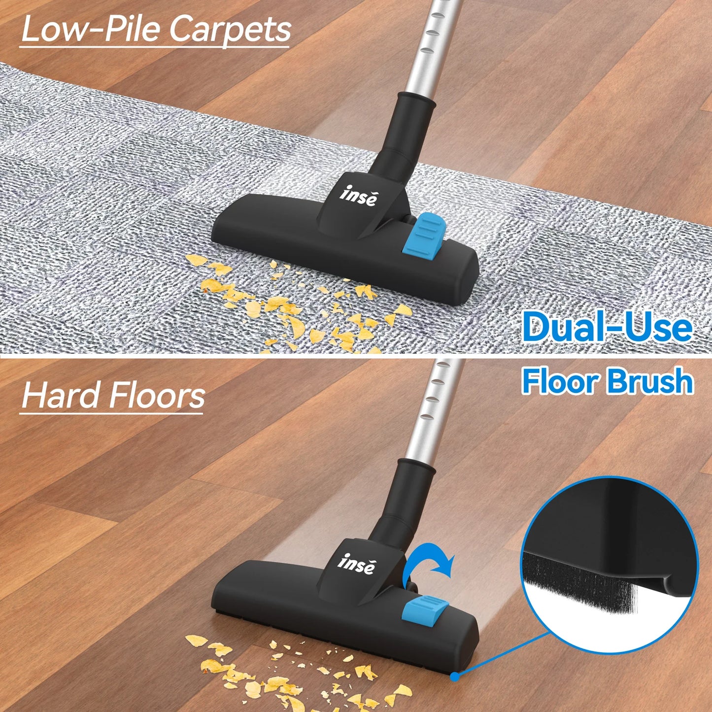 Vacuum Cleaner, Corded, Powerful Suction,  Handheld