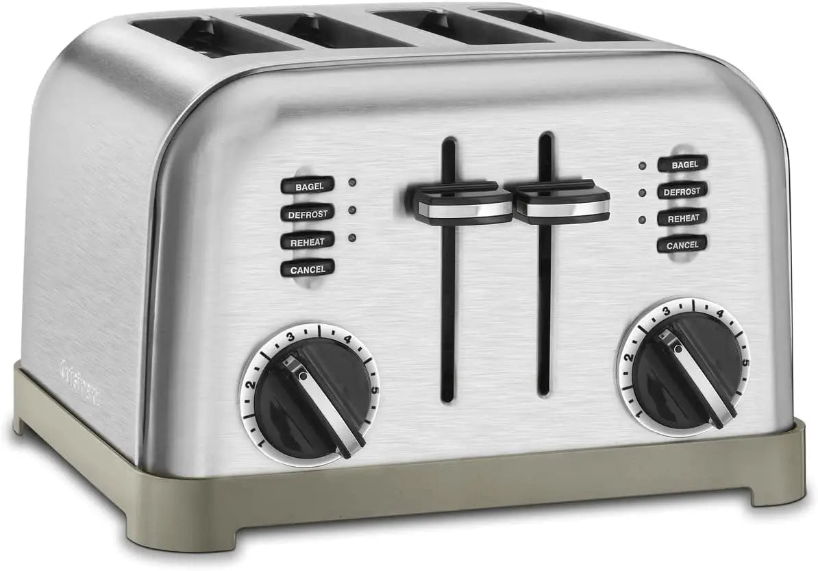 4 Slice Toaster Oven, Brushed Stainless